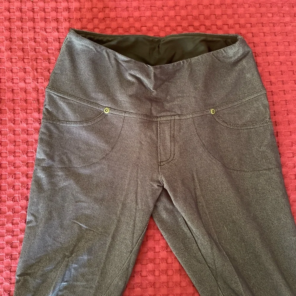 Ruby Ribbon Blue Jeggins with Button Detail - Picture 2 of 3